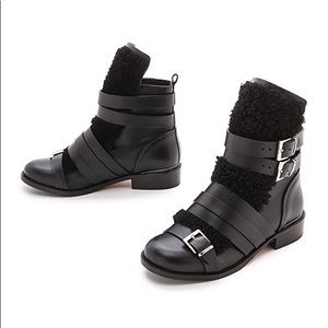 IRO
Hoonah Shearling Flat Boots